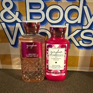 BATH & BODY WORKS Gingham Gorgeous Body Gel and Lotion DISCOUNTED TODAY!